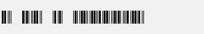 3 Of 9 Barcode